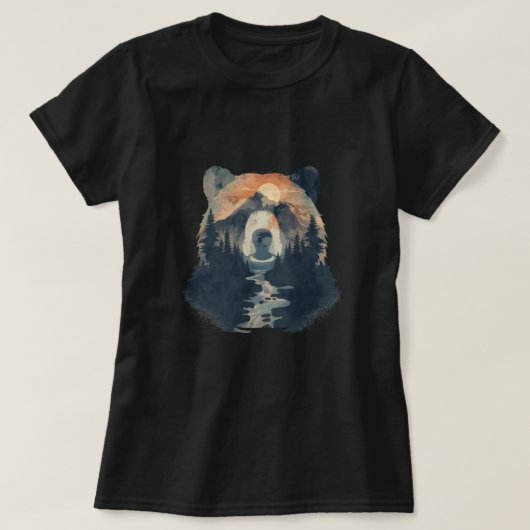 Design des Wildbeerwaldes T-Shirt (Design vorne)