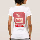 Design des YouTube-Logos T-Shirt (Rückseite)