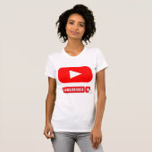Design des YouTube-Logos T-Shirt (Vorne ganz)