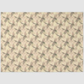 Design-Design für Dragonfly Artistic Gold Seidenpapier (Vorderseite)