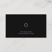 Design Designer Business Card Visitenkarte (Rückseite)