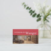 Design Designer Business Card Visitenkarte (Stehend Vorderseite)