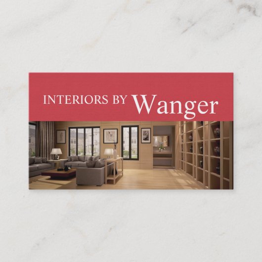 Design Designer Business Card Visitenkarte (Vorderseite)