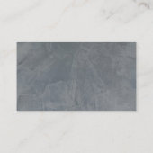 Design-Designer für Schiefer-Plaster Business Card Visitenkarte (Rückseite)