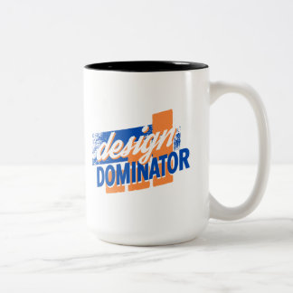 Design-Dominator gestört Design Zwei-Tone-Kaffee Zweifarbige Tasse
