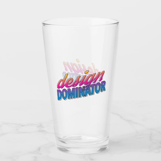 Design Dominator Gradation Design Glas (Vorderseite)