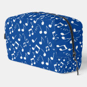 Design-Dopp-Kit-Bag für weiße Musikanzeigen Waschbeutel (Rechte Ecke)