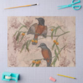 Design Drei der Ephemeride Birds Serie Seidenpapier (Basteln)