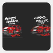 Design, Drucken und Personalisieren Sie Ihre eigen Quadratischer Aufkleber (Vorderseite)