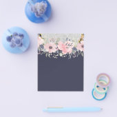 Design Eigene Hübsche Girly Pink Blumengestation Flyer (Einzeln)