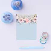 Design Eigene Hübsche Girly Pink Blumengestation Flyer (Einzeln)