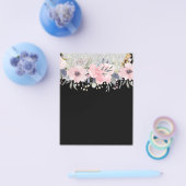 Design Eigene Hübsche Girly Pink Blumengestation Flyer (Einzeln)