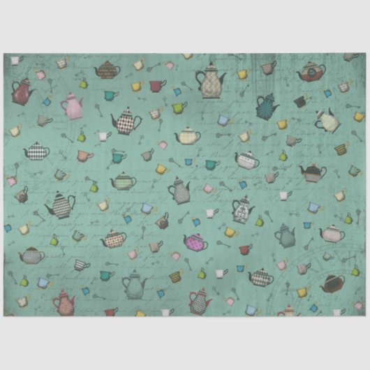 Design einer anderen Alice im Wunderland 24 Seidenpapier (Vorderseite)