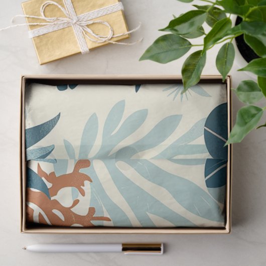 Design einer Meeresschildkröte 6 Seidenpapier (Geschenk)