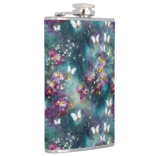 Design einer mystischen Schmetterlingsreihe 11 Flachmann (Rechts)