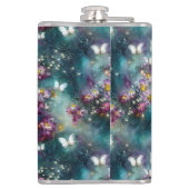 Design einer mystischen Schmetterlingsreihe 11 Flachmann (Rückseite)