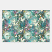 Design einer mystischen Schmetterlingsreihe 11 Geschenkpapier Set (Vorderseite 3)
