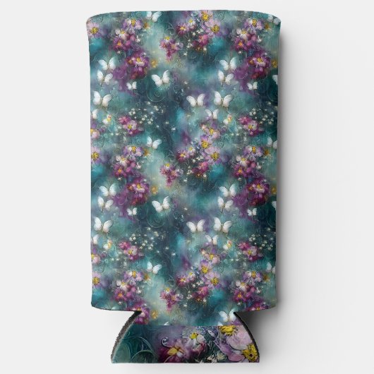 Design einer mystischen Schmetterlingsreihe 11 Selters Dosenkühler (Vorderseite)