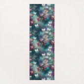 Design einer mystischen Schmetterlingsreihe 11 Yogamatte (Rückseite)