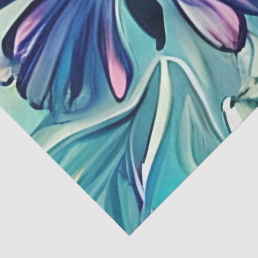 Design einer mystischen Schmetterlingsreihe 14 Seidenpapier (Ausschnitt)