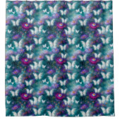 Design einer mystischen Schmetterlingsreihe 9 Duschvorhang (Vorderseite)
