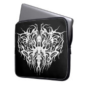 Design eines Abstrakt-gebrochenen Herzstamms Laptopschutzhülle (Vorderseite Links)