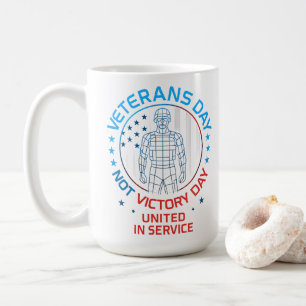 Design eines Abzeichens für Veteranen-Einheitsdien Kaffeetasse