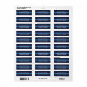 Design eines blau gestreift (Vorne)