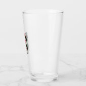 Design eines gestressten Daddy American Flag-Shirt Glas (Links)