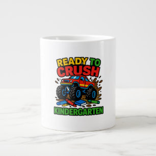 Design eines Monstertrucks für den Kindergartenbeg Jumbo-Tasse