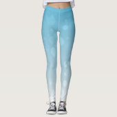 Design Elegance: Design der Mode der Weißen Kunst Leggings (Vorderseite)