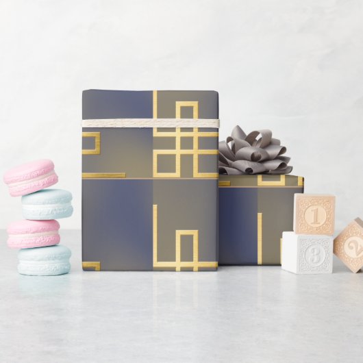 Design elegante e raffinato geschenkpapier (Babyparty)