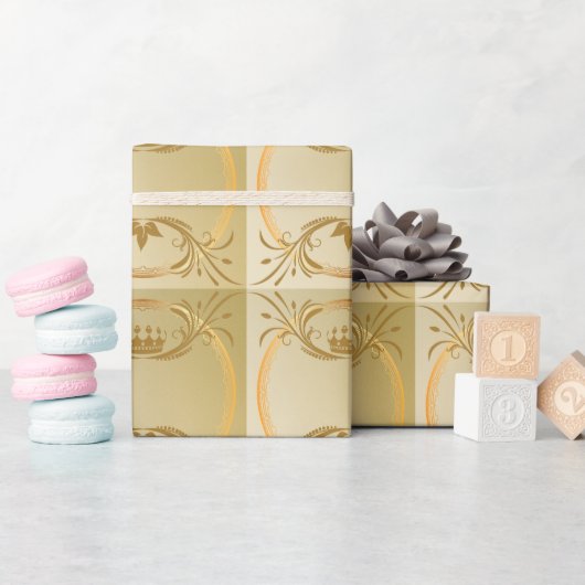 Design elegante e raffinato geschenkpapier (Babyparty)