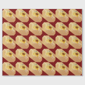 Design elegante e raffinato geschenkpapier (Flach)