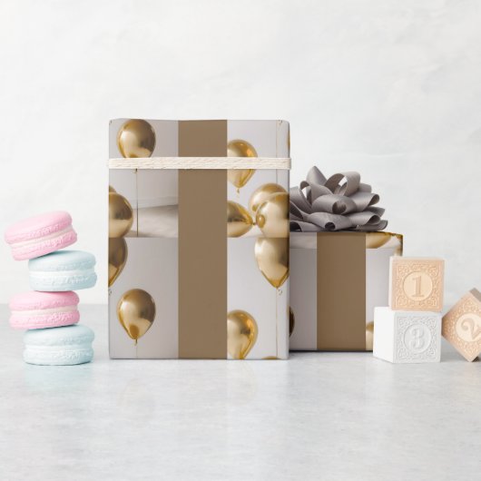 Design elegante e raffinato geschenkpapier (Babyparty)