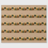Design elegante e raffinato geschenkpapier (Flach)