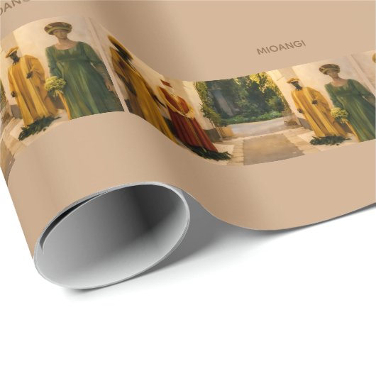 Design elegante e raffinato geschenkpapier (Rolleneckpunkt)