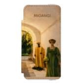 Design elegante e raffinato incipio iPhone Geldbeutel-Hülle (Folio Vorderseite)