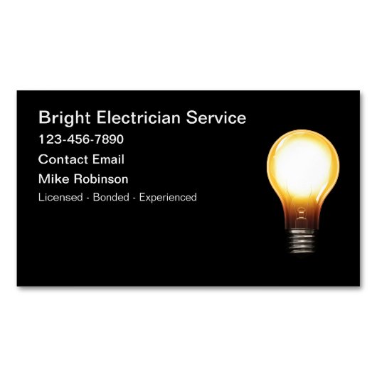 Design elektrischer Magnetkarten Magnetische Visitenkarte (Vorderseite)