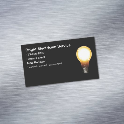 Design elektrischer Magnetkarten Magnetische Visitenkarte (Beispiel)