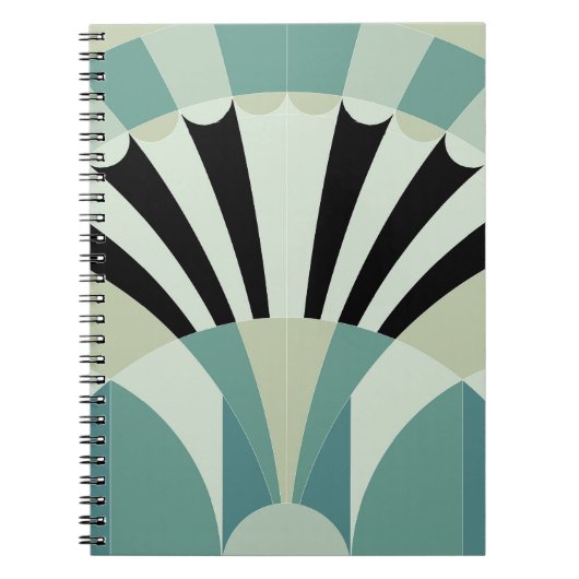 Design-Element für Vintage Kunstdekoration Notizblock (Vorderseite)