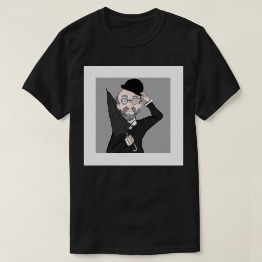 Design - Erik Satie Button T-Shirt (Design vorne)