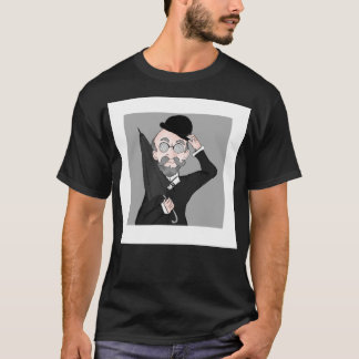 Design - Erik Satie Button T-Shirt