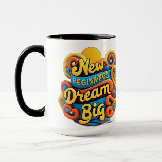 Design Featuring an inspiring message for a fruitf Tasse (Links)