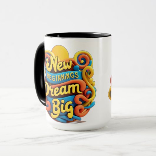 Design Featuring an inspiring message for a fruitf Tasse (Vorderseite Links)