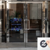 Design-Fenster für Schneeflocken Fensteraufkleber (Büro Tür)