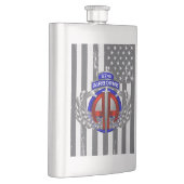 Design-Flag für Dagger der Im Flugzeug Abteilung 8 Flachmann (Rechts)