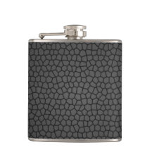 Design-Flasche mit schwarzem Pebbled