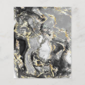 Design-Flyer für schwarze Flüssigkeiten Flyer (Hinten)