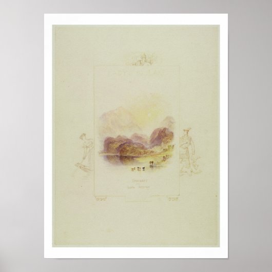 Design for an illustration for Walter Scott's 'Lad Poster (Vorne)